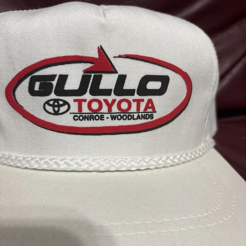 Vintage Toyota Hat Snapback 80s 90s Gullo Conroe Woodlands Dealership